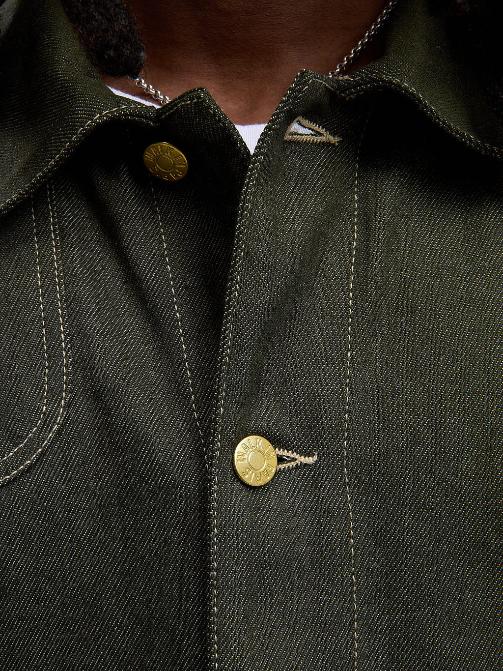 La Veste Du Menuisier En Denim Vert