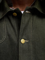 La Veste Du Menuisier En Denim Vert