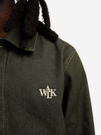 La Veste Du Menuisier En Denim Vert
