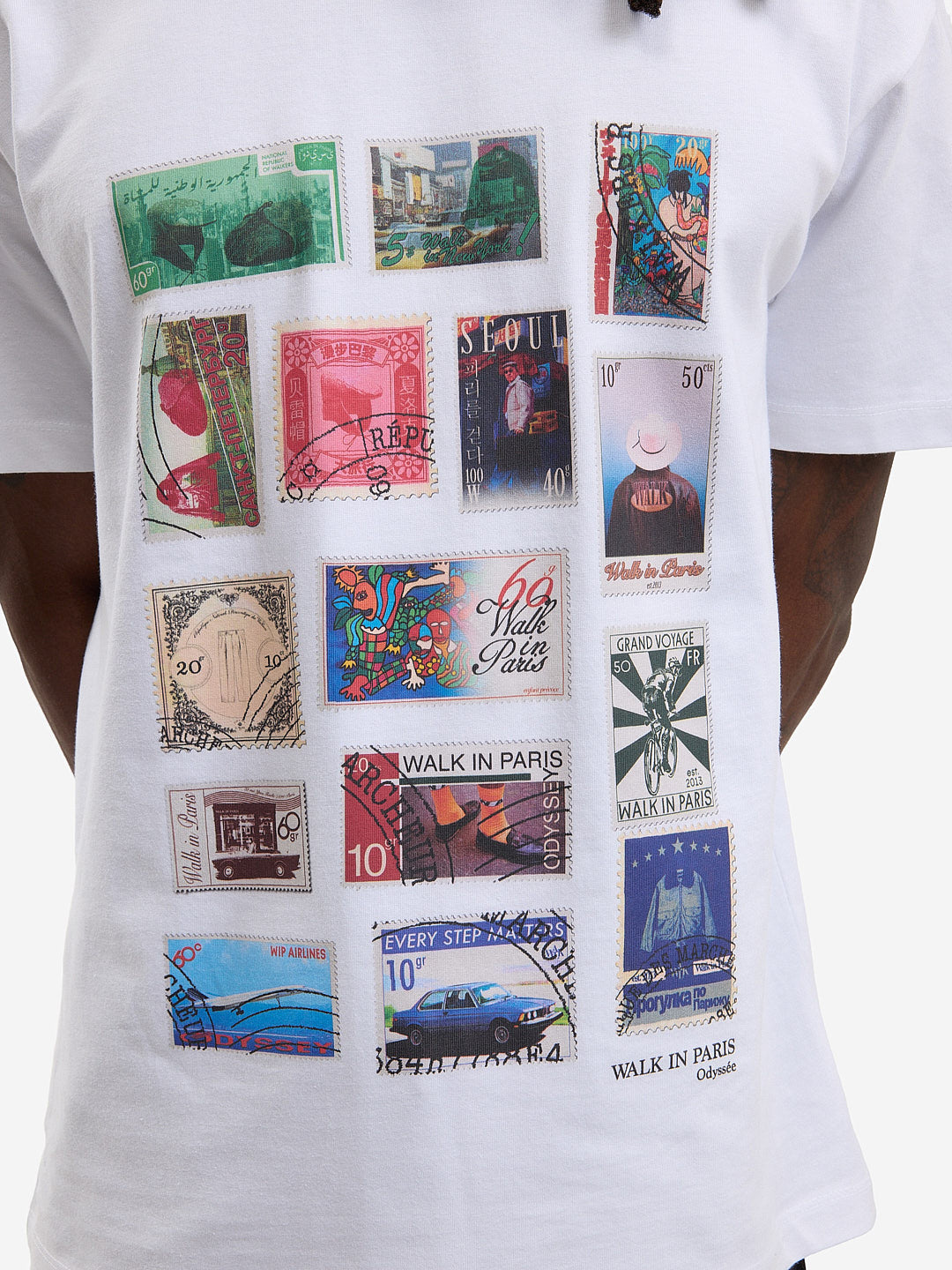Le T-Shirt Collection De Timbres