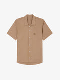 La Chemise Manches Courtes Marron