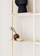 Metallregal RIVO - Stahlblech Ablage en Wandregal en el color Cashew-Beige | Metalbude