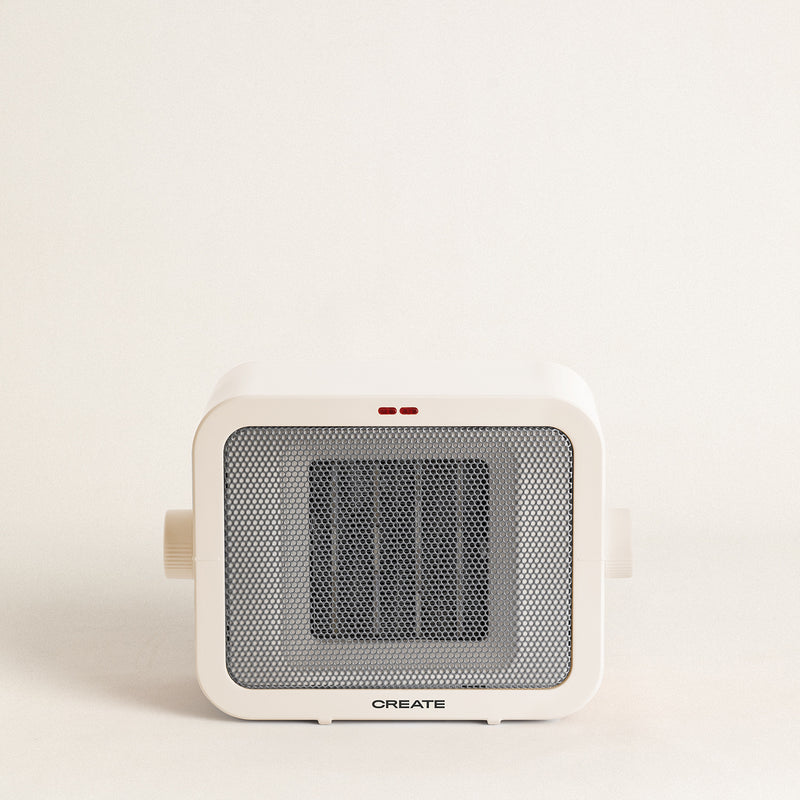 Warm Box - Calefactor cerámico para ambientes de 1500 W - Blanco roto