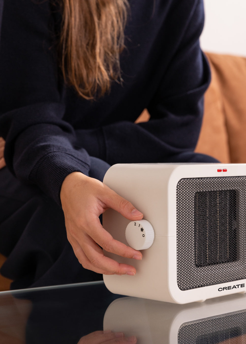 Warm Box - 1500W Ceramic Space Heater - Off-White