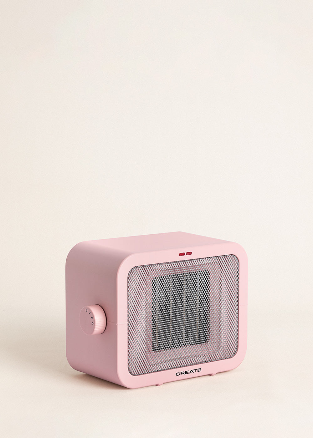 Warm Box - 1500W Ceramic Fan Heater - Pastel Pink