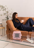 Warm Box - 1500W Ceramic Fan Heater - Pastel Pink