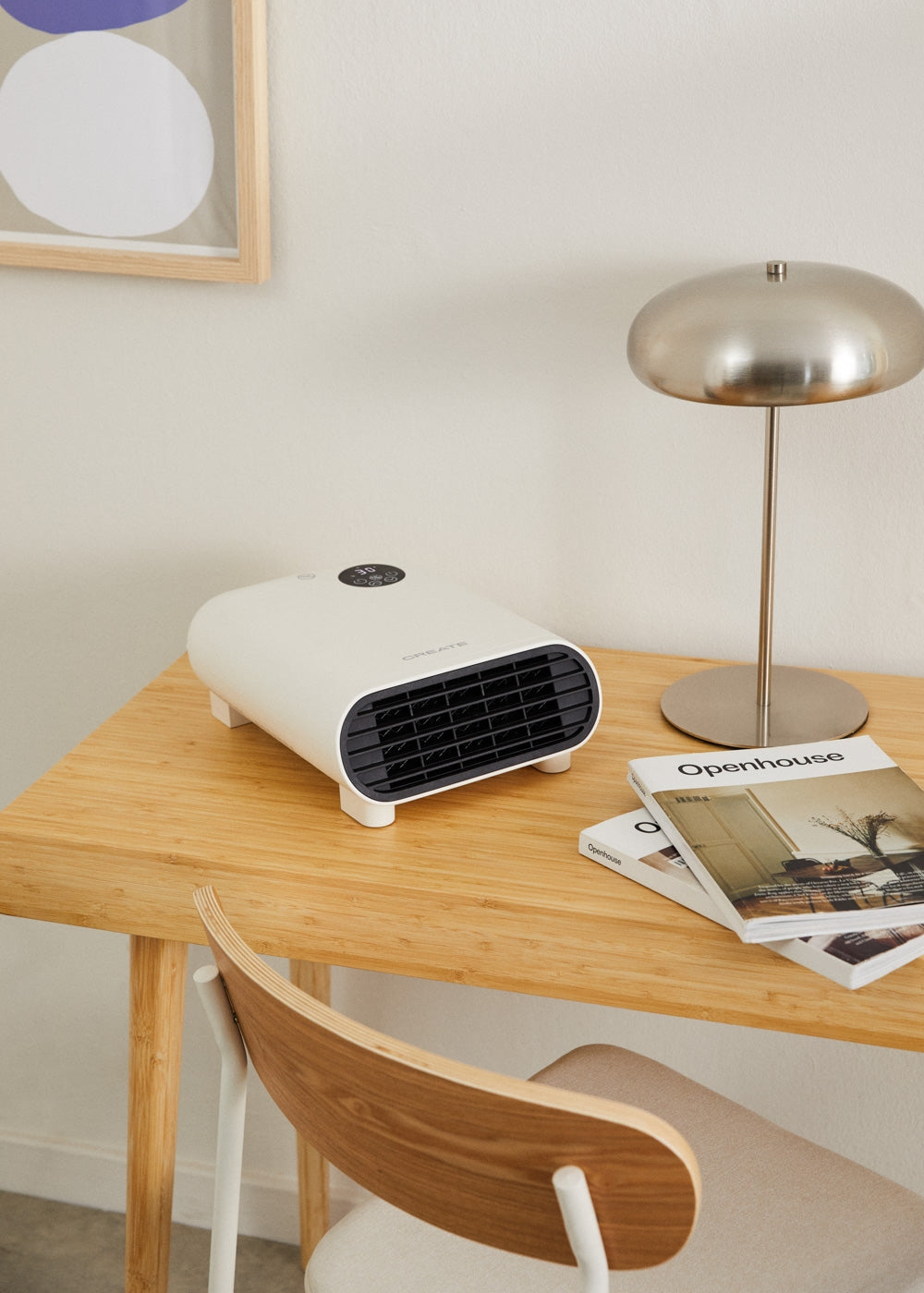 Warm Wall - Wall-Mounted or Floor-Standing Heater with WiFi - Off-White