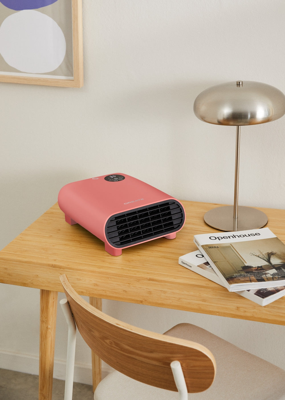 Warm Wall - Wall or Floor Heater with WiFi - Terracotta