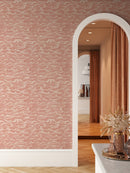 Papier Peint Waves - Coral