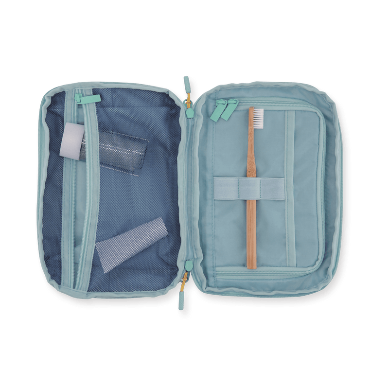 Toiletry Bag - Ocean - Blue & Grey