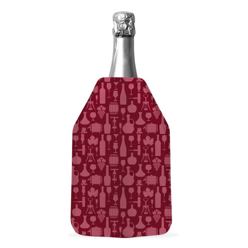 Napa - Set of 2 Soft Wine Bottle Coolers - Textile