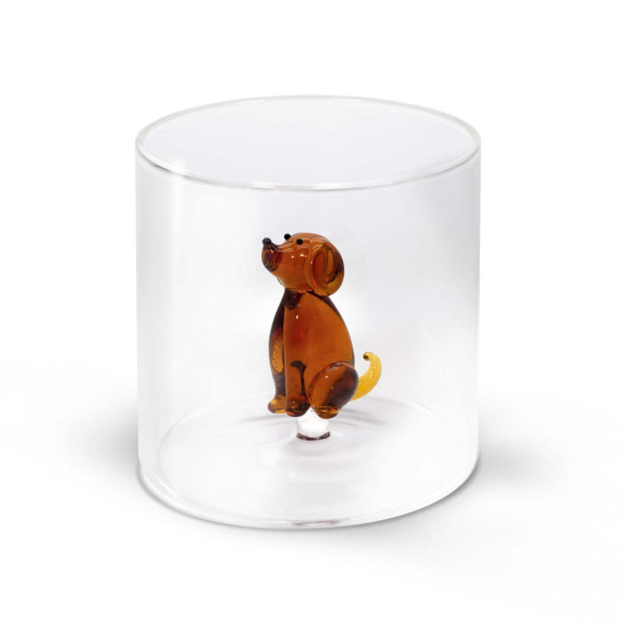 Monterey - Lot De 2 Gobelets Chiens - Verre Borosilicate