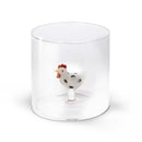 Monterey - Lot De 2 Gobelets Poule Blanches - Verre Borosilicate
