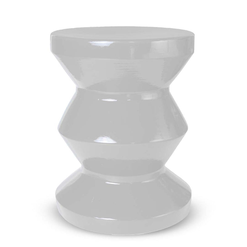 Ceramic Stool - White