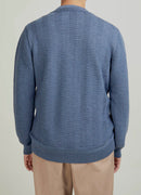 Cardigan Lovere en laine bleu orage - 3