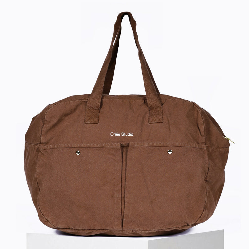 Sac De Voyage Coton Chocolat