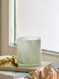 Sakkara - Set of 4 Tealight Holders - Green - Glass