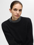 Pull En Maille - Black - Femme