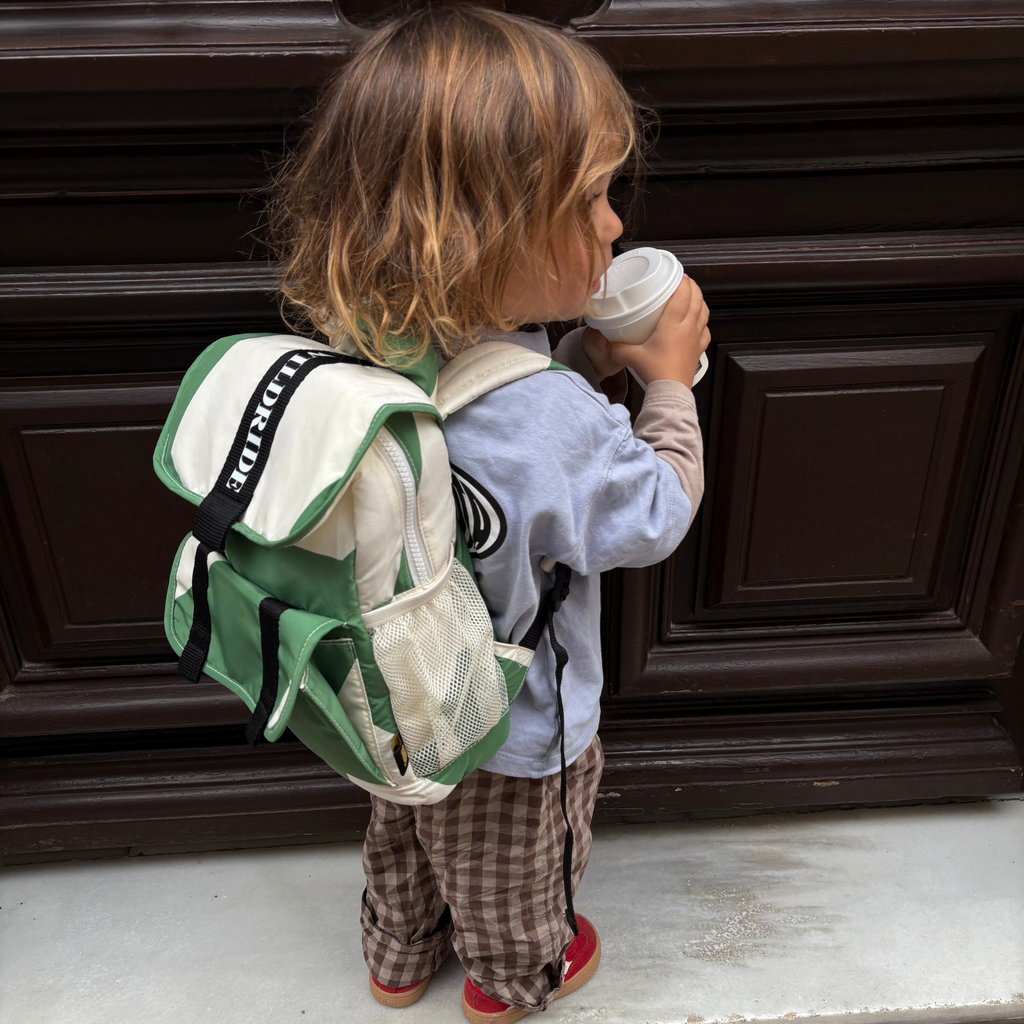 Recycled Graphic Green Kids' Backpack