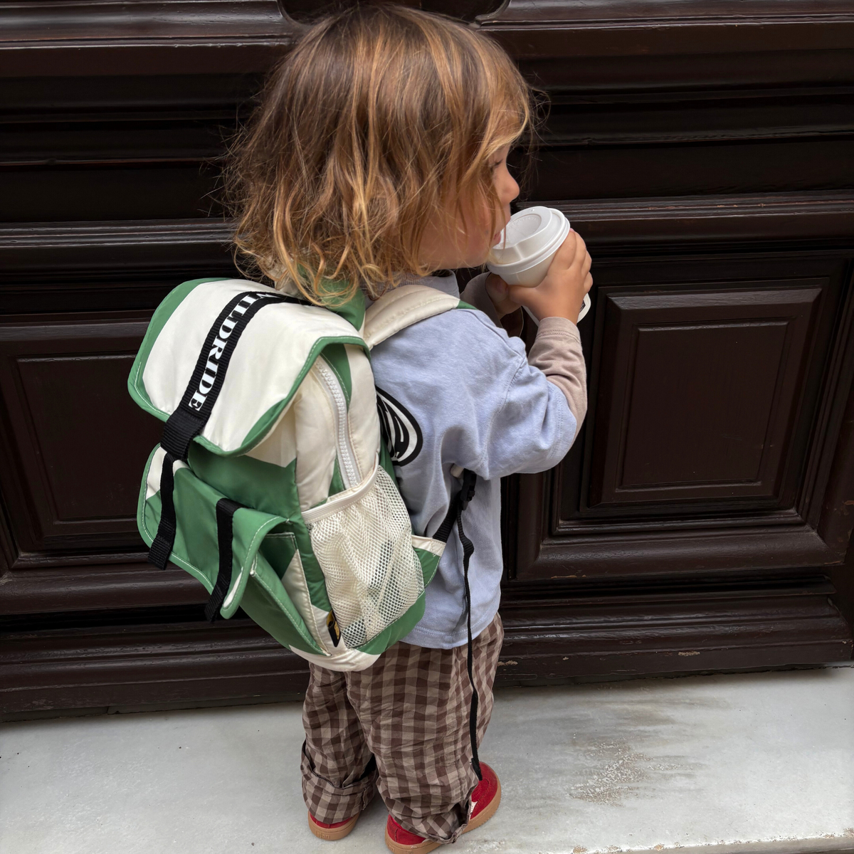 Recycled Graphic Green Kids' Backpack
