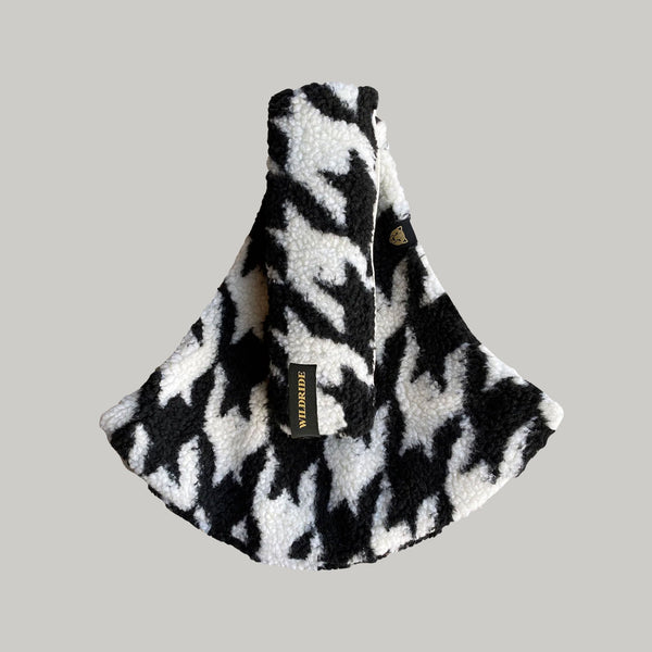 Teddy Houndstooth Baby Carrier