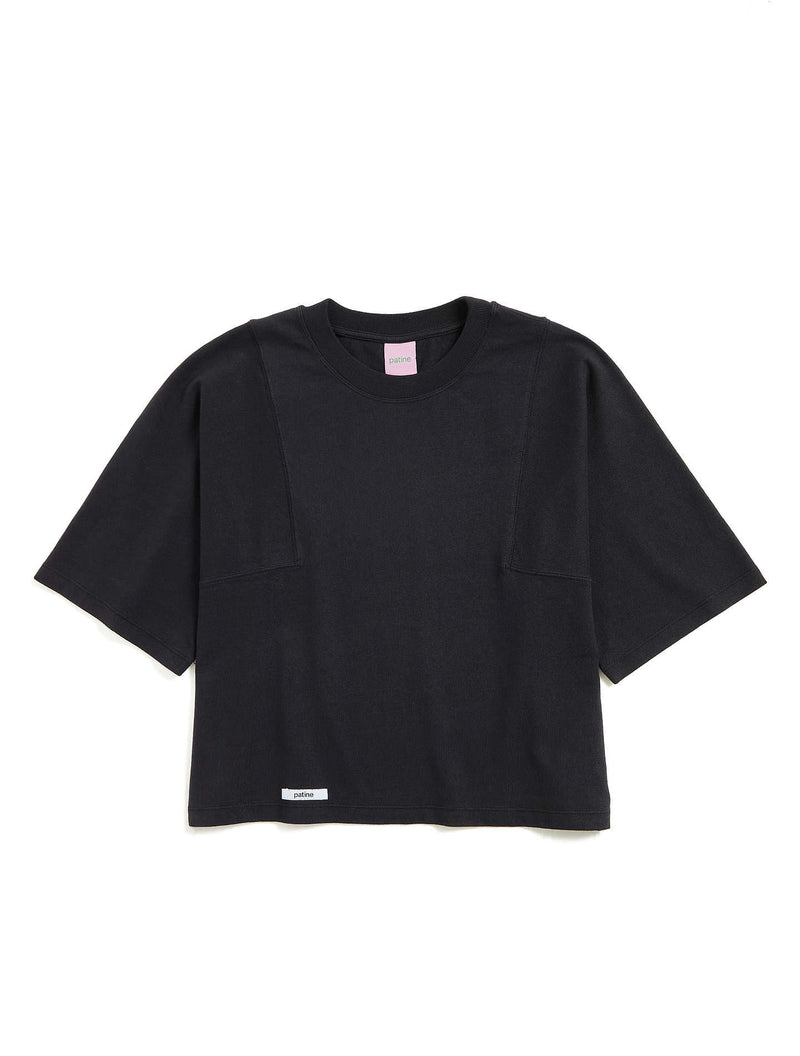 Le Tee-Shirt Boxy Willie® Heavy Jersey Bio-Recyclé Noir Black Coffee