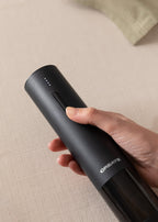 Wine Opener Steel - Electric Corkscrew with Accessories - Black