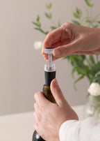 Wine Opener Steel - Electric Corkscrew with Accessories - Black