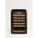 Winecooler Retro XL - Vinoteca eléctrica estilo retro para 45 botellas - Negro