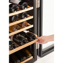 Winecooler Retro XL - Vinoteca eléctrica estilo retro para 45 botellas - Negro