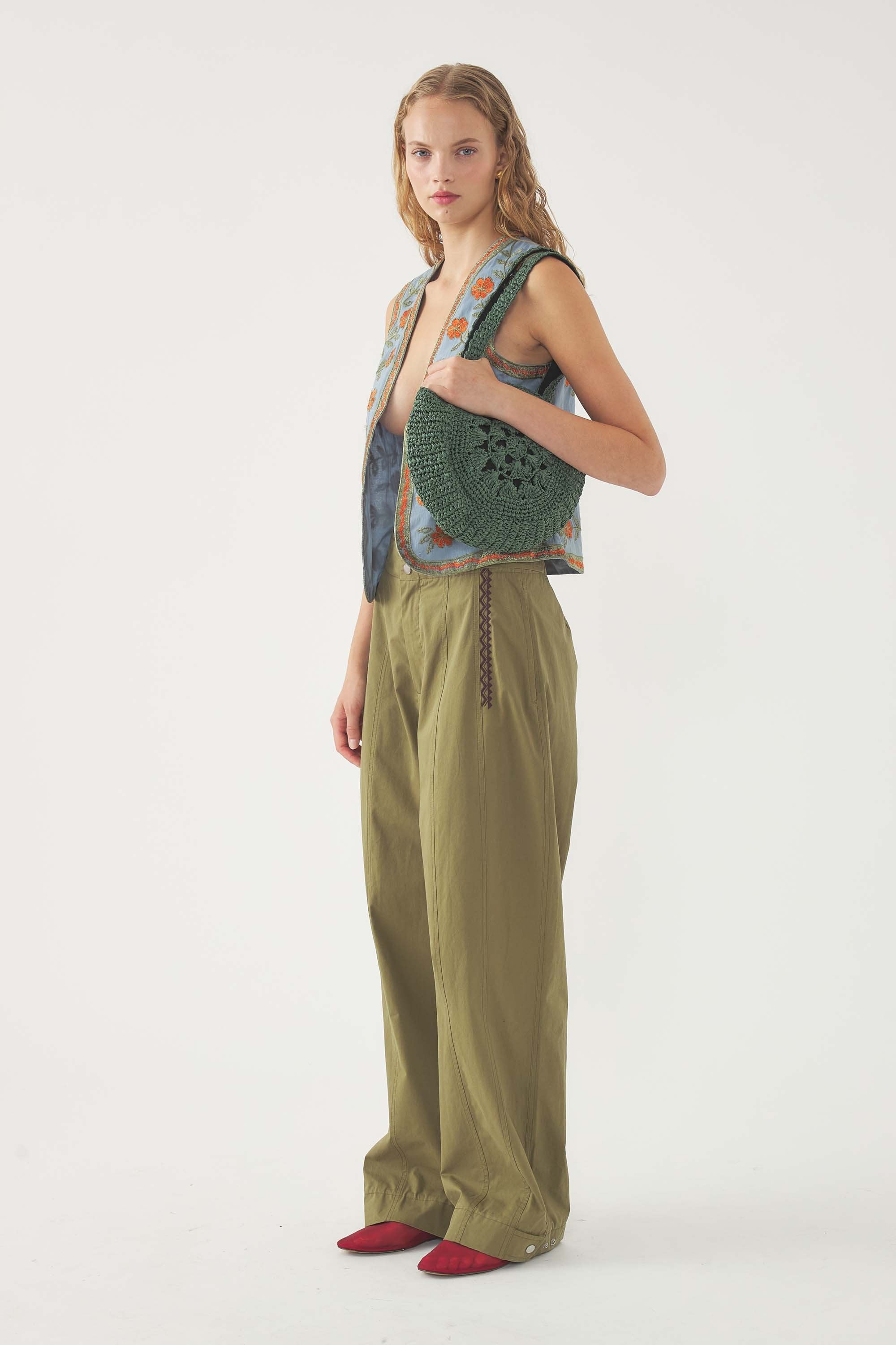 Pantalon Winna - Kaki