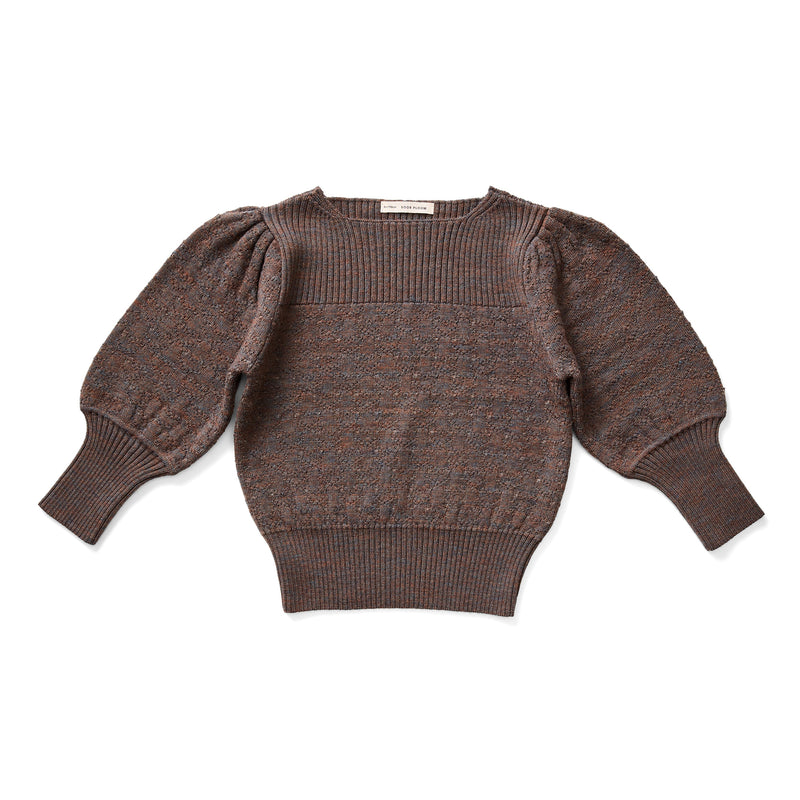 Winona mineral sweater in merino wool - Soor Ploom selection available on amaetc.com, eco-friendly concept store for children