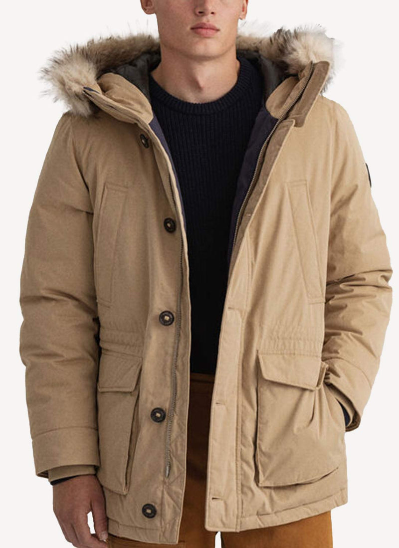 Gant - Parka Winter - Dark Khaki - Homme