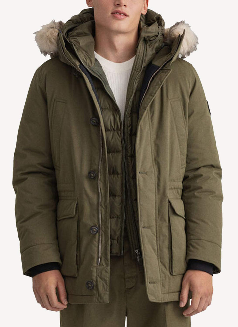 Gant - Parka Winter - Juniper Green - Homme