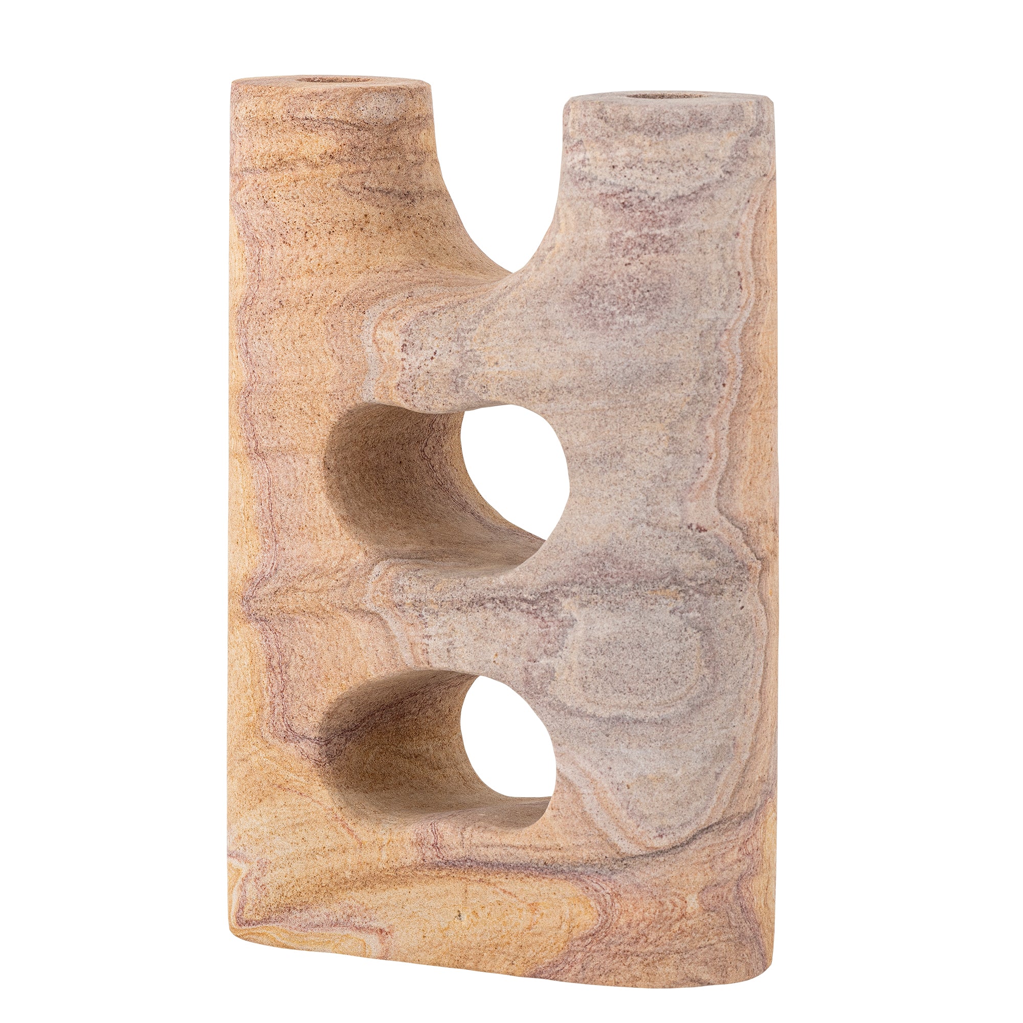 Lodi - Candle Holder - Natural - Sandstone