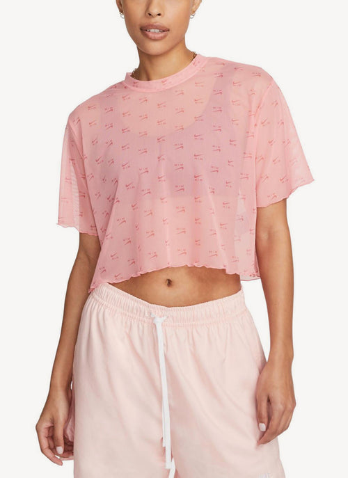 Nike - Tee-Shirt Air Mesh - Coral Chalk - Femme