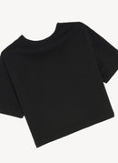 Nike - Tee-Shirt Cropped Essential - Black,White - Femme