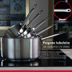 Professionnel - Set De 11 Pièces - Acier Inoxydable