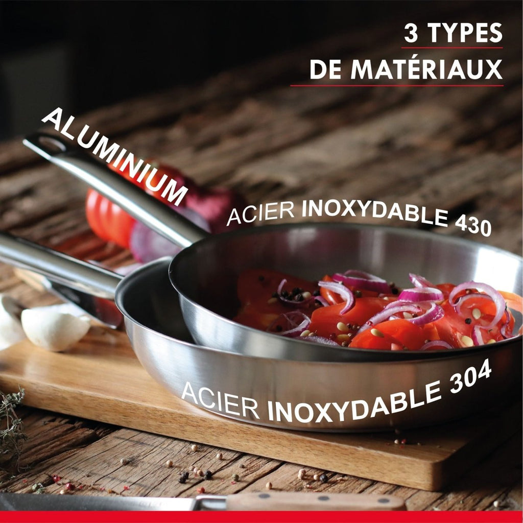 Professionnel - Set De 11 Pièces - Acier Inoxydable