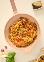 Wok Studio - Wok de aluminio fundido con revestimiento cerámico - Salvia