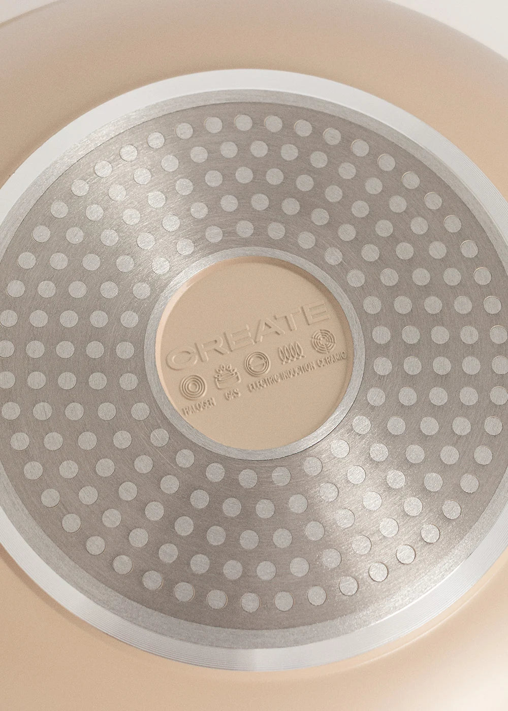 Wok Studio - Wok En Aluminium Moulé Avec Revêtement Céramique - Sable