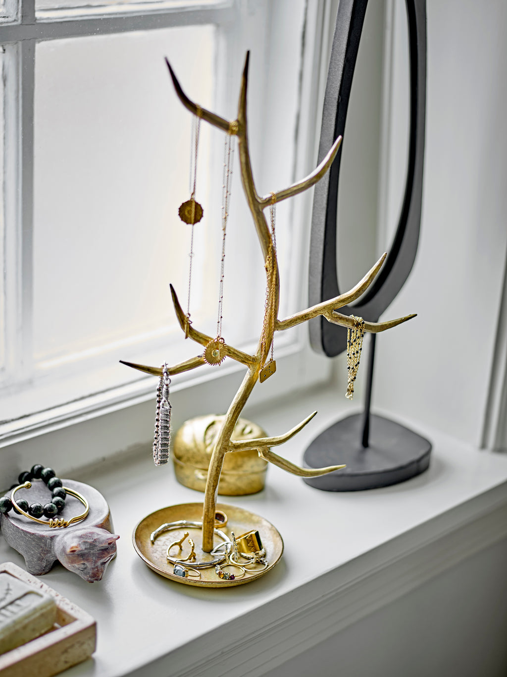 Avoa - Miroir À Poser - Noir - Verre