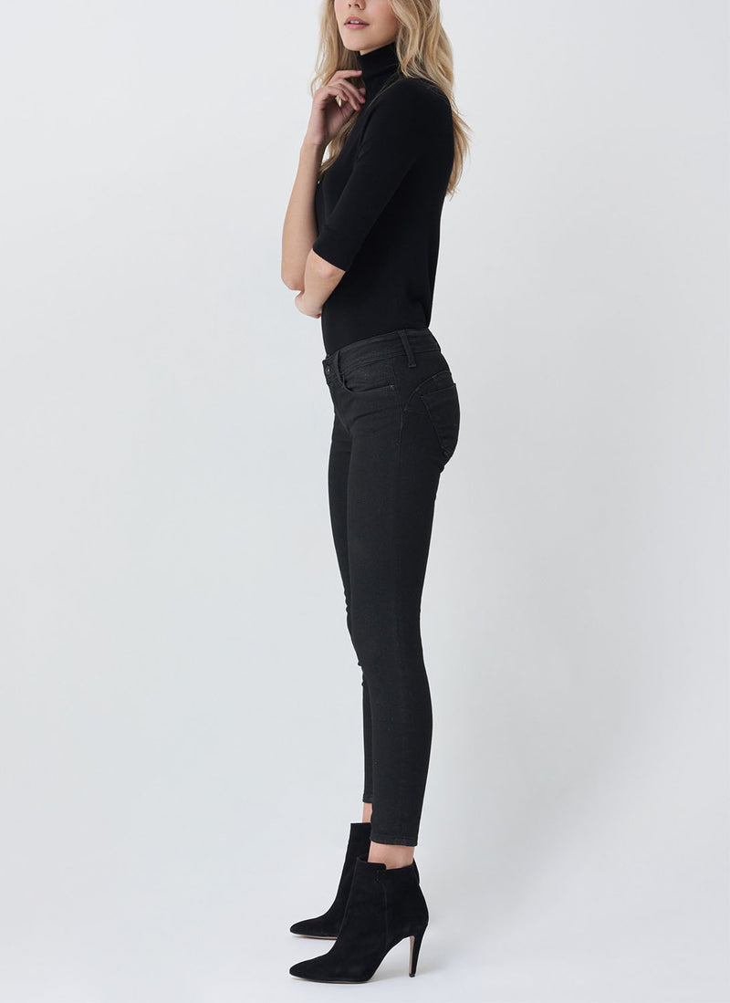 Salsa - Jeans Push-Up Wonder Cropped - Black - Femme