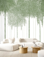 Woods Mural - Forest Green