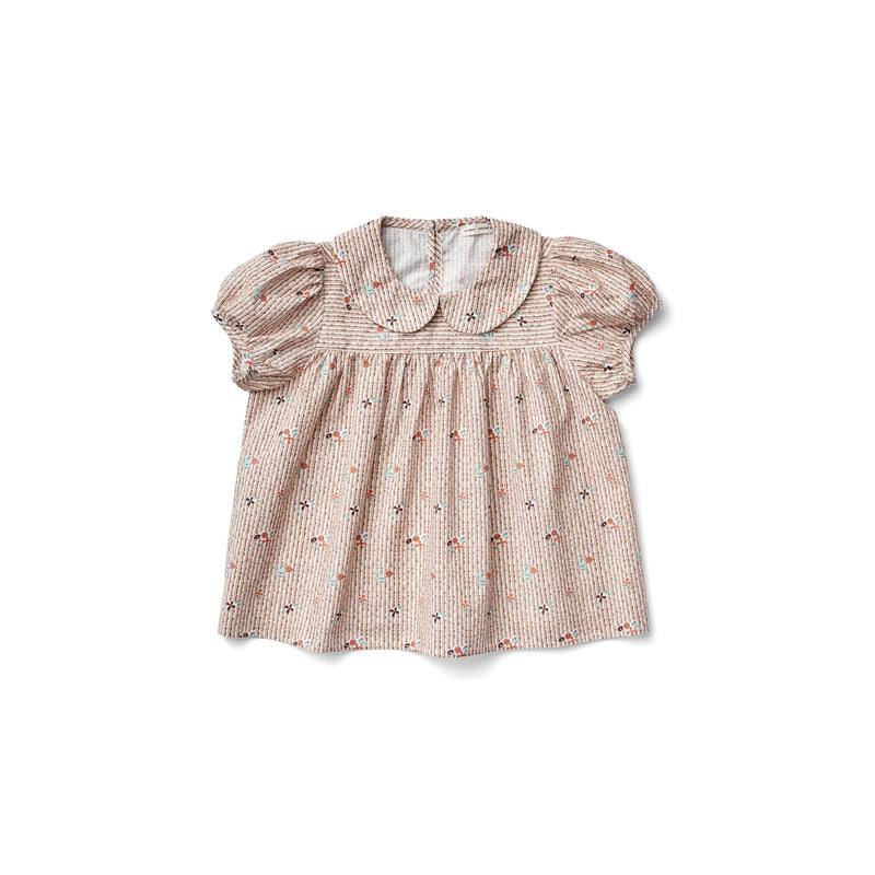 Blouse Nellie flower ribbon print - Sélection Soor Ploom à retrouver sur amaetc.com, concept store eco friendly pour enfants