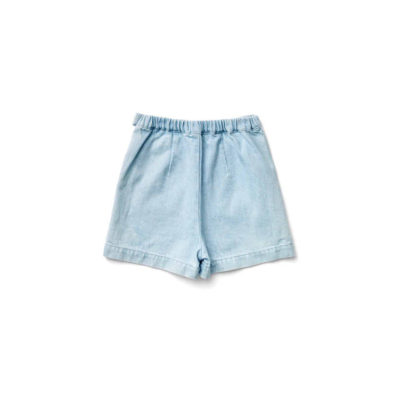 Short Odile light denim - Sélection Soor Ploom à retrouver sur amaetc.com, concept store eco friendly pour enfants