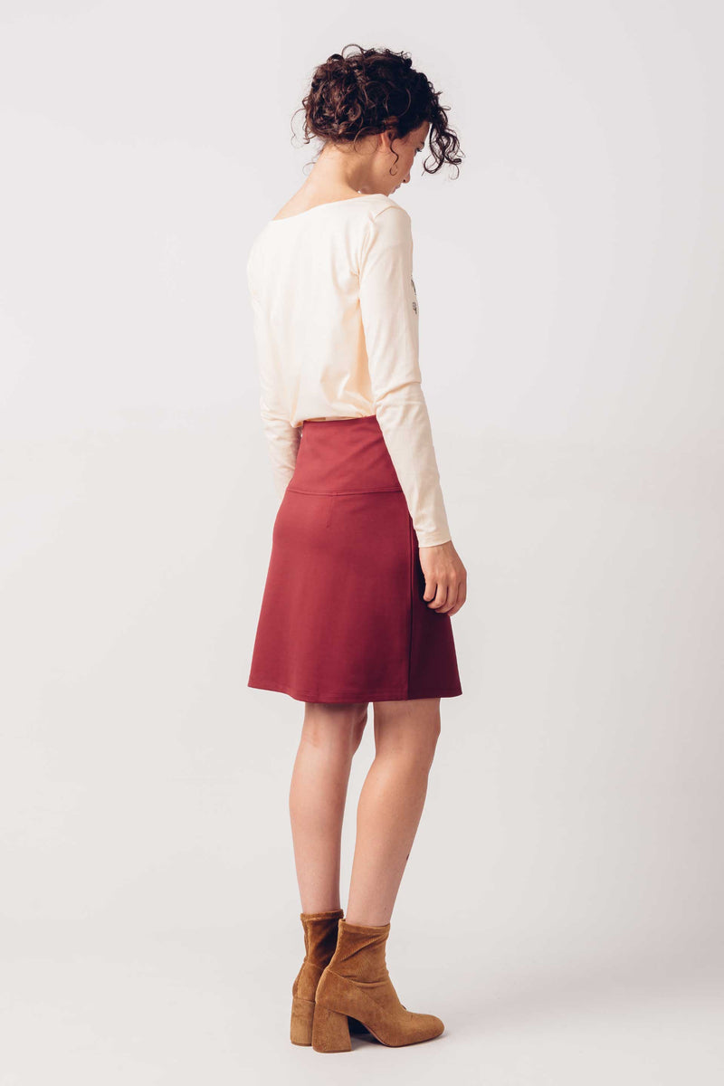 Belky Skirt - Brown Plus Gour