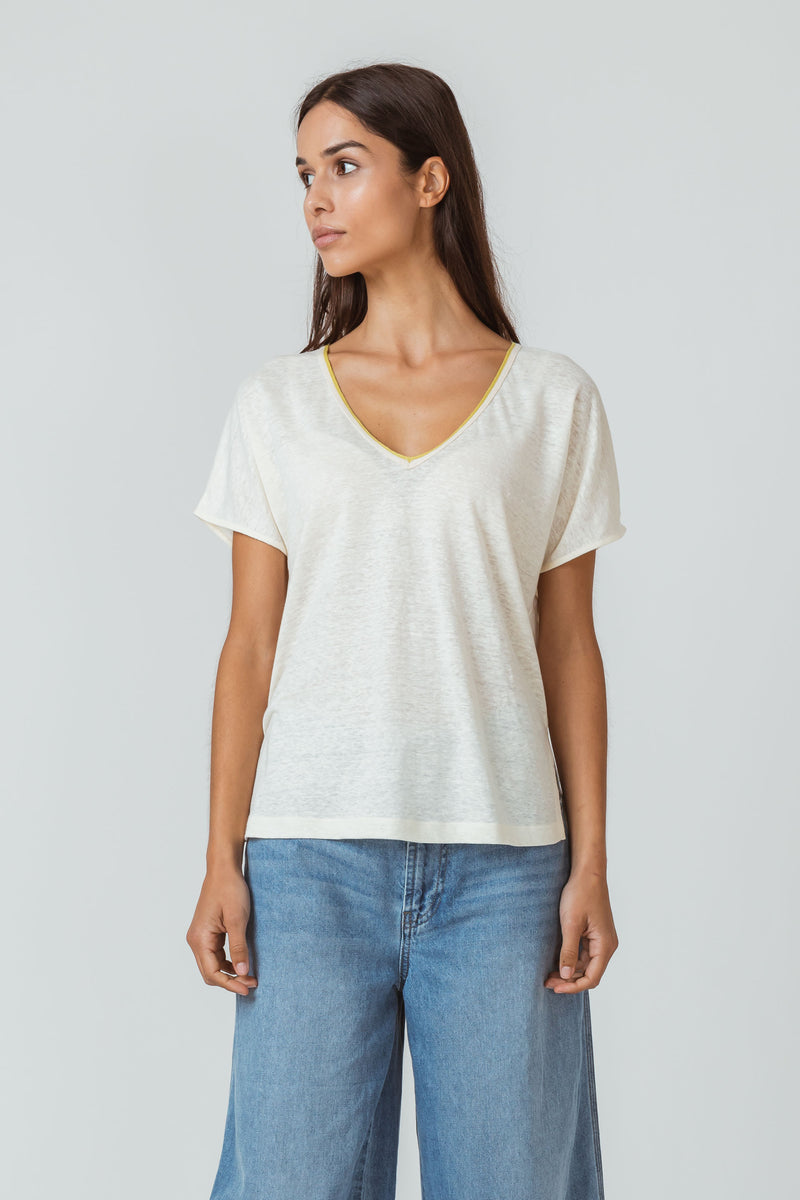 Arrène T-Shirt - Blanc D'Hiver