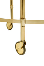Fine - Bar Table - Gold - Glass