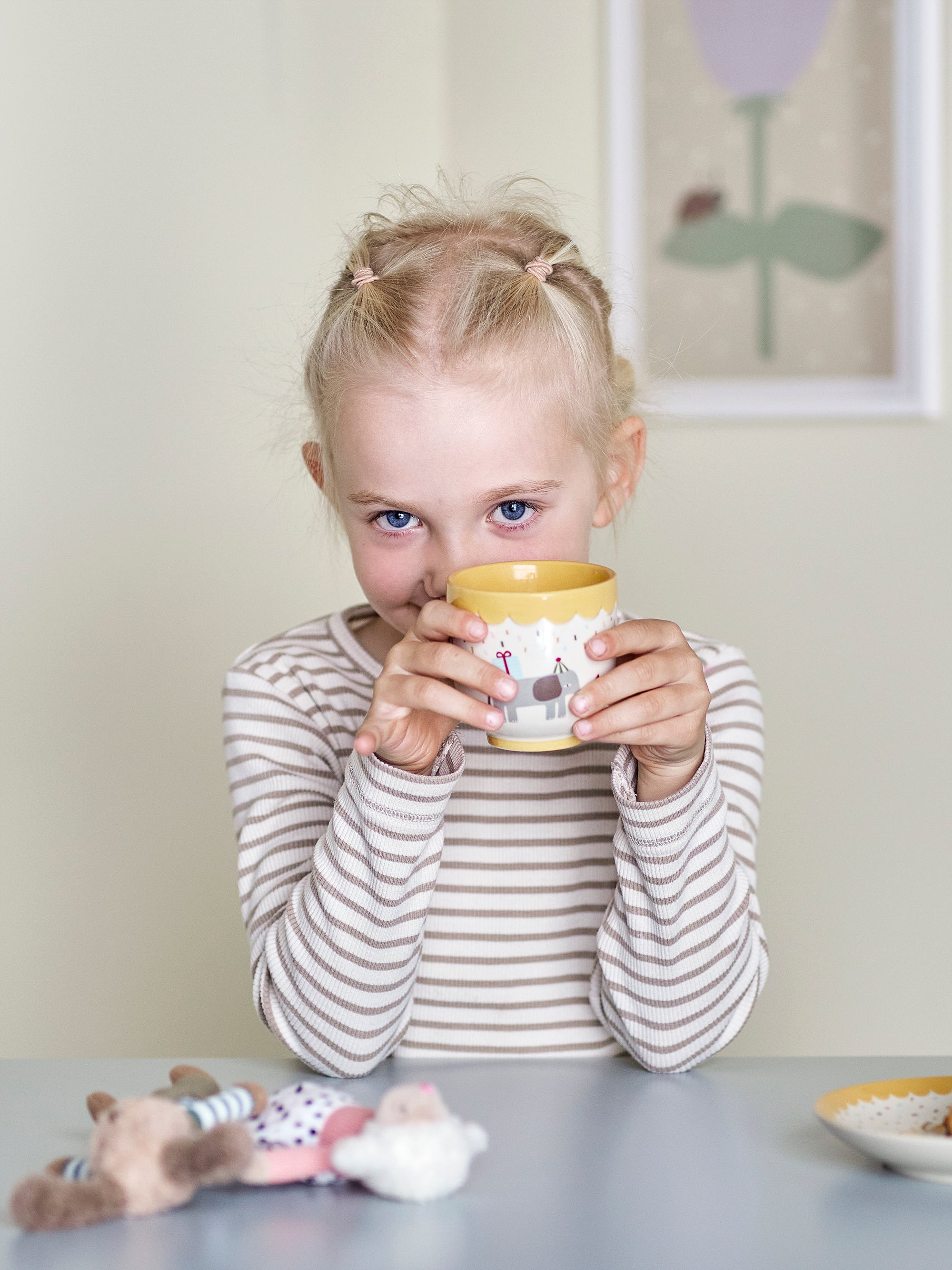 Celebrate - Set of 6 Cups - Yellow - Stoneware